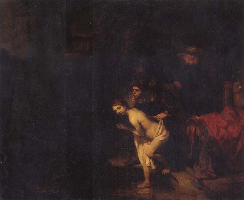 REMBRANDT Harmenszoon van Rijn Susanna Surprised by the Elders oil painting image